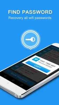 WIFI PASSWORD RECOVERY (Need ROOT) android App screenshot 2